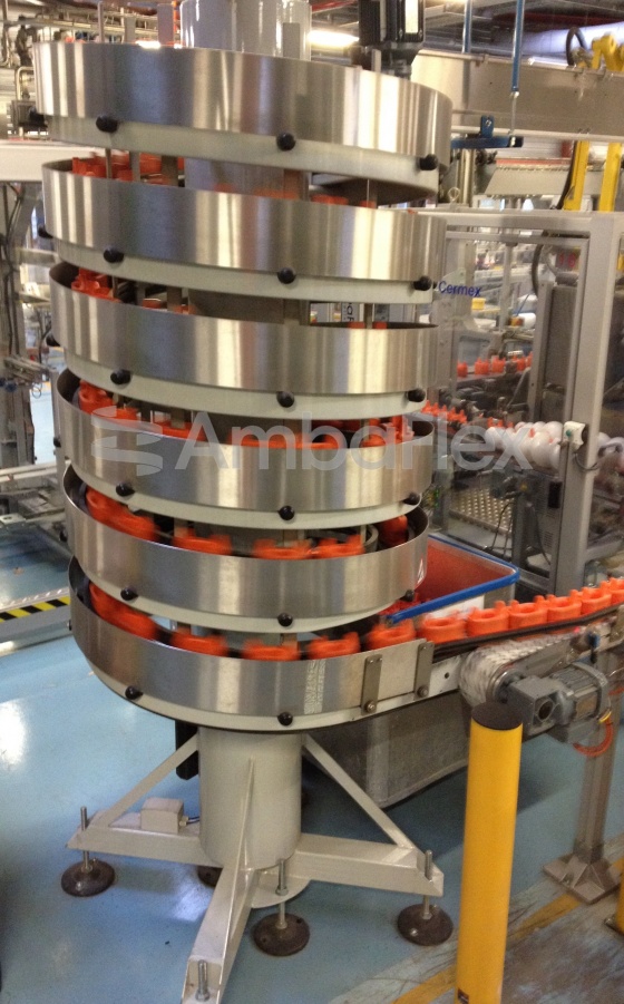 All-purpose spiral conveyor for medium to large products